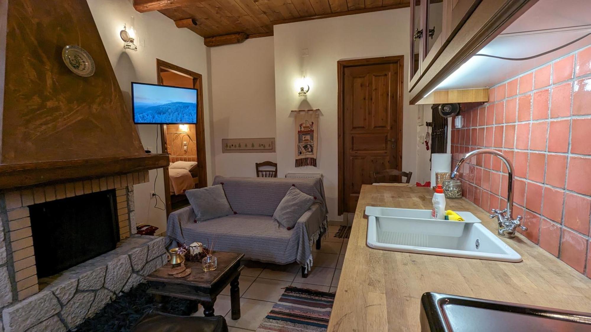 Diminio 2 Apartment At Livadi Arachova Dış mekan fotoğraf